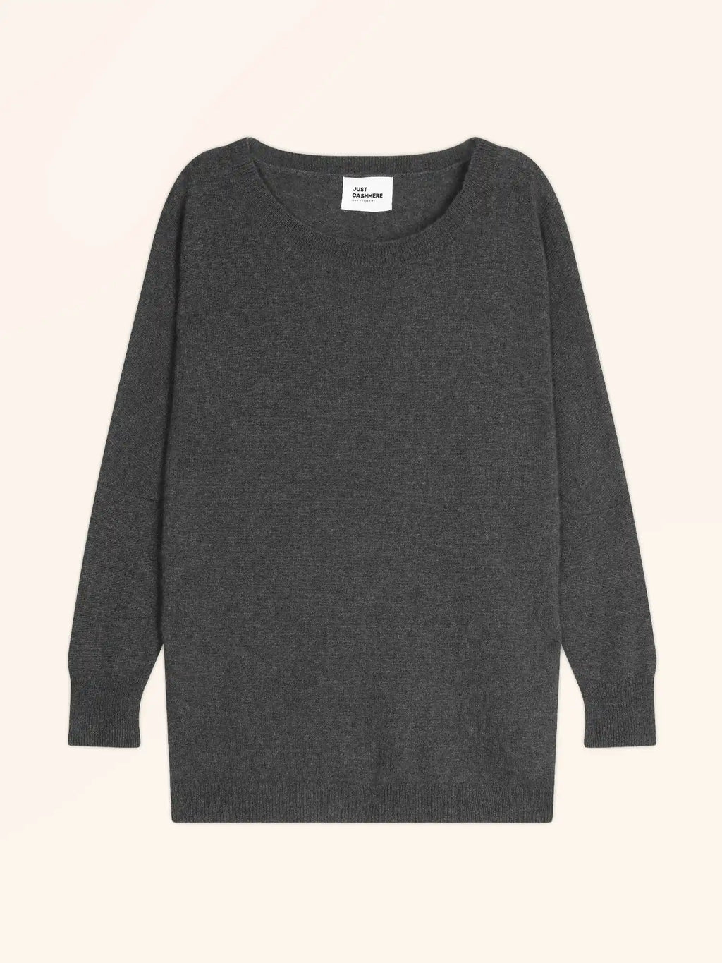 REBECCA pull chauve souris anthracite chiné