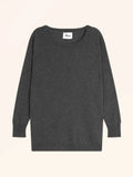 REBECCA Pull Chauve Souris Anthracite Chiné