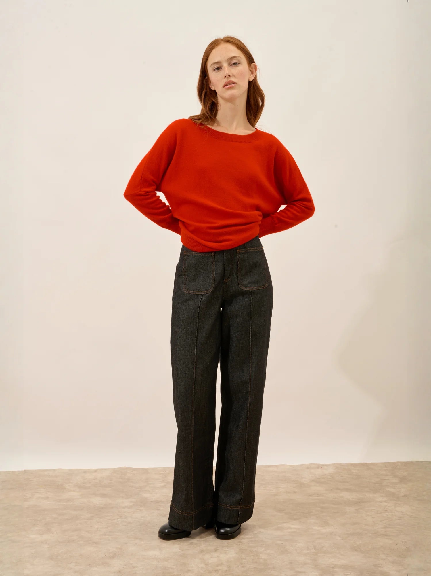 REBECCA pullover chauve souris rot