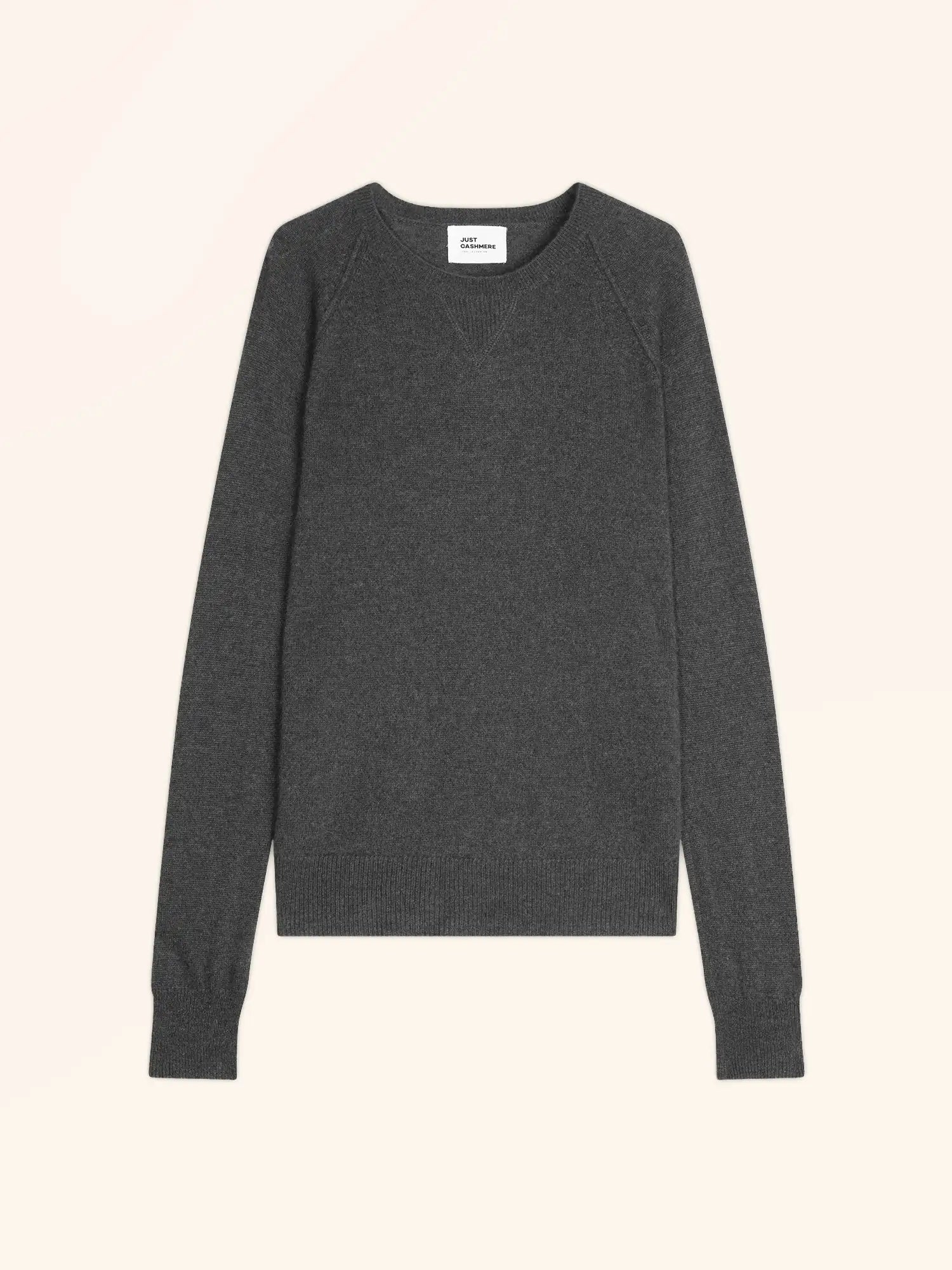 HELEN pullover rundhalsausschnitt anthrazit meliert