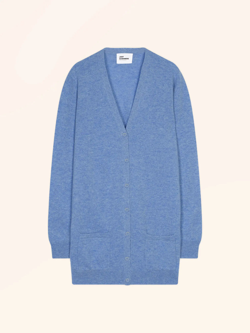 TOMMIE strickjacke v-ausschnitt himmelblau