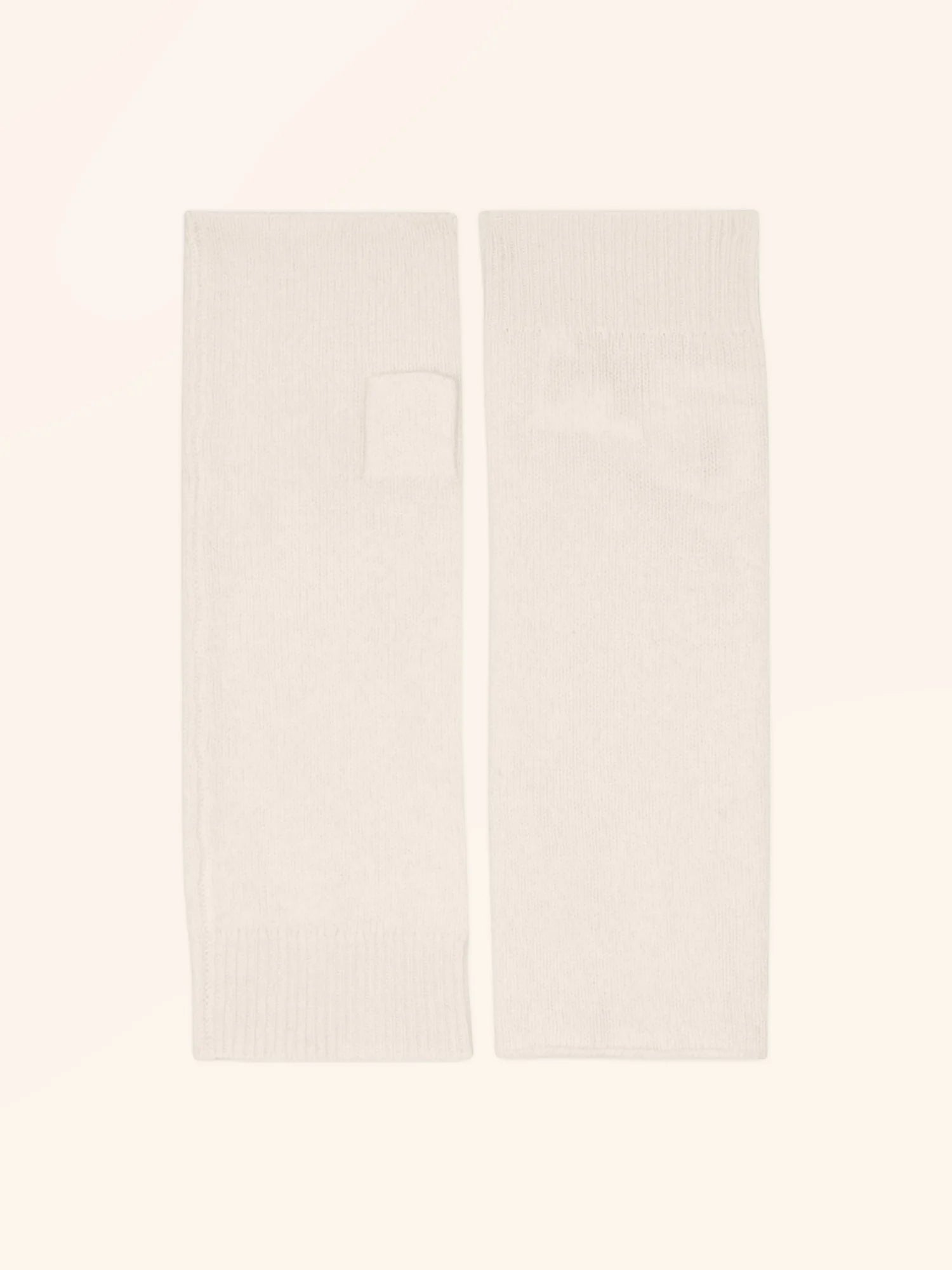 ZOE fingerlose handschuhe elfenbein