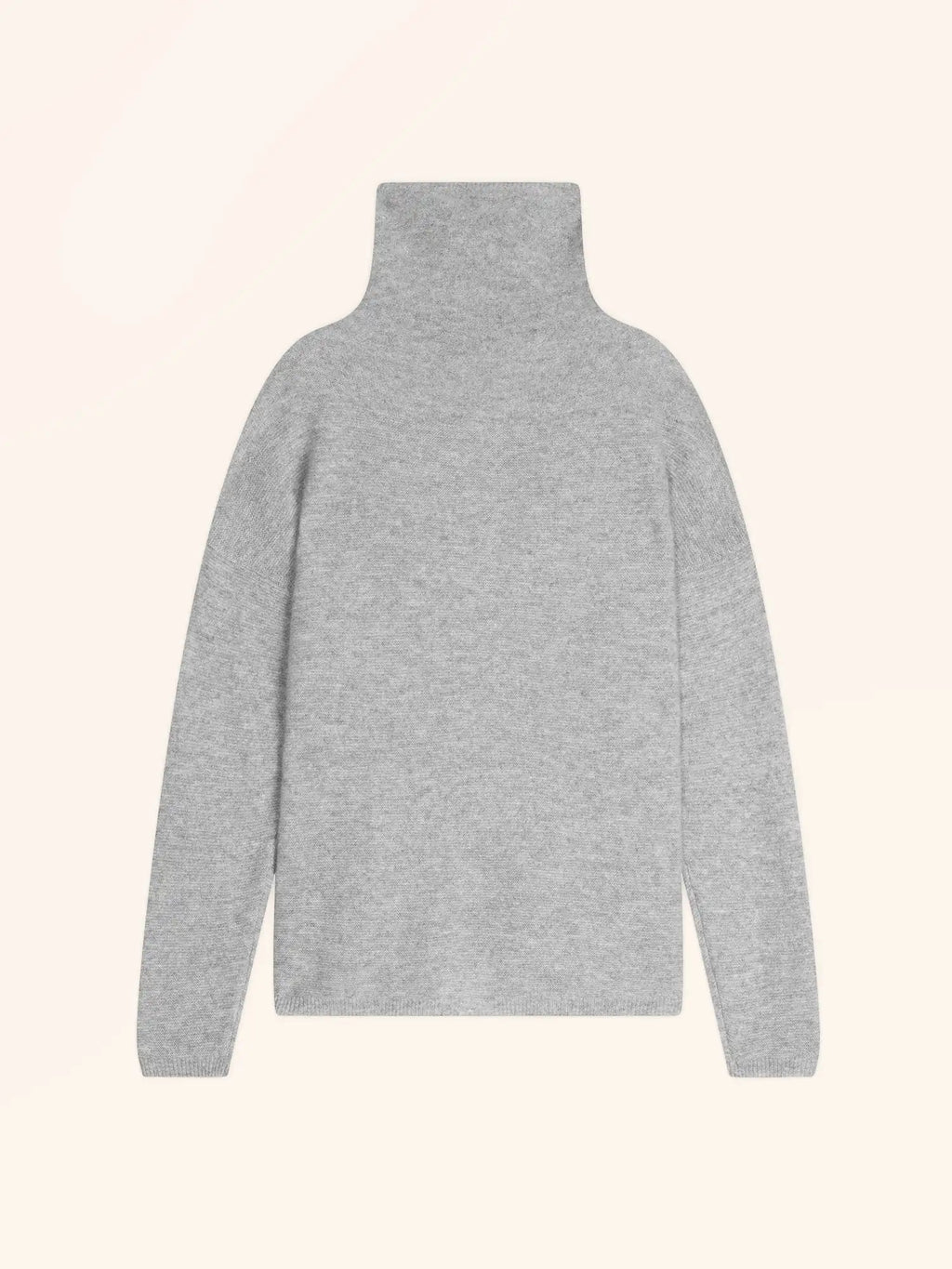BLANTYRE pull col roulé nuage chiné