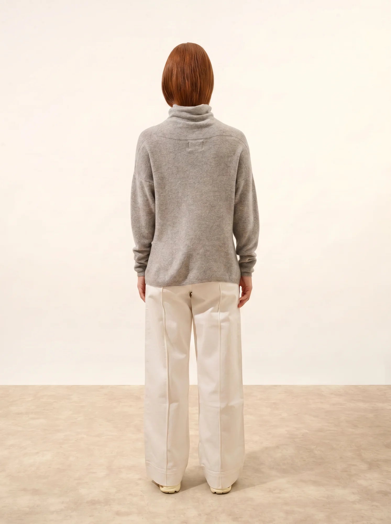 BLANTYRE pullover rollkragen wolke meliert