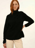 BLANTYRE pullover rollkragen schwarz