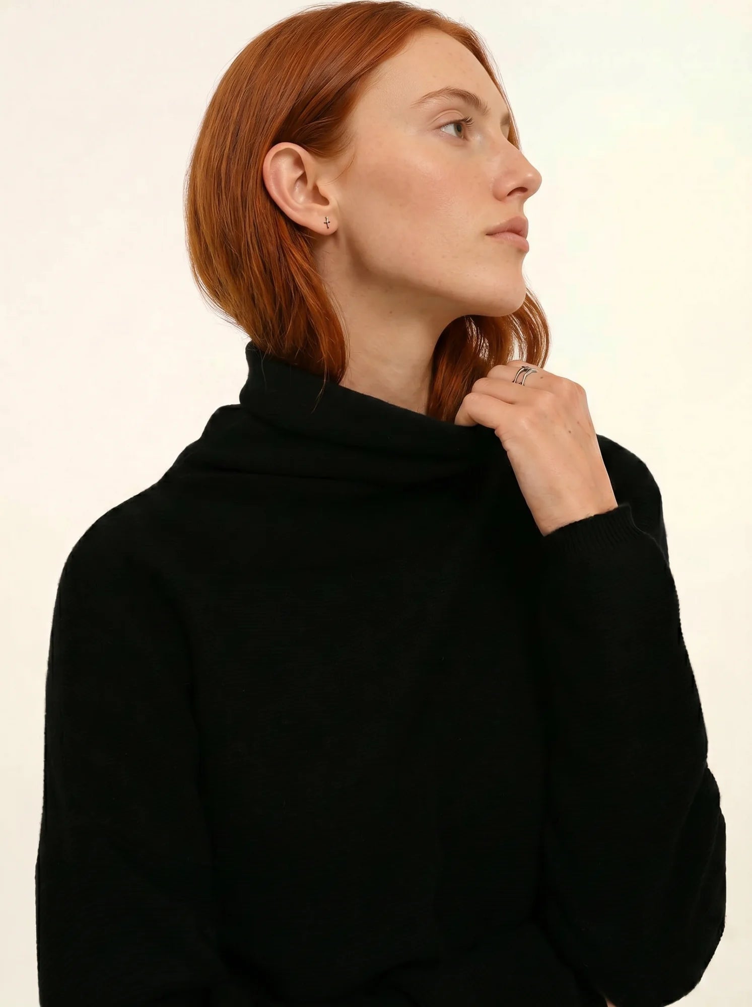 BLANTYRE pullover rollkragen schwarz