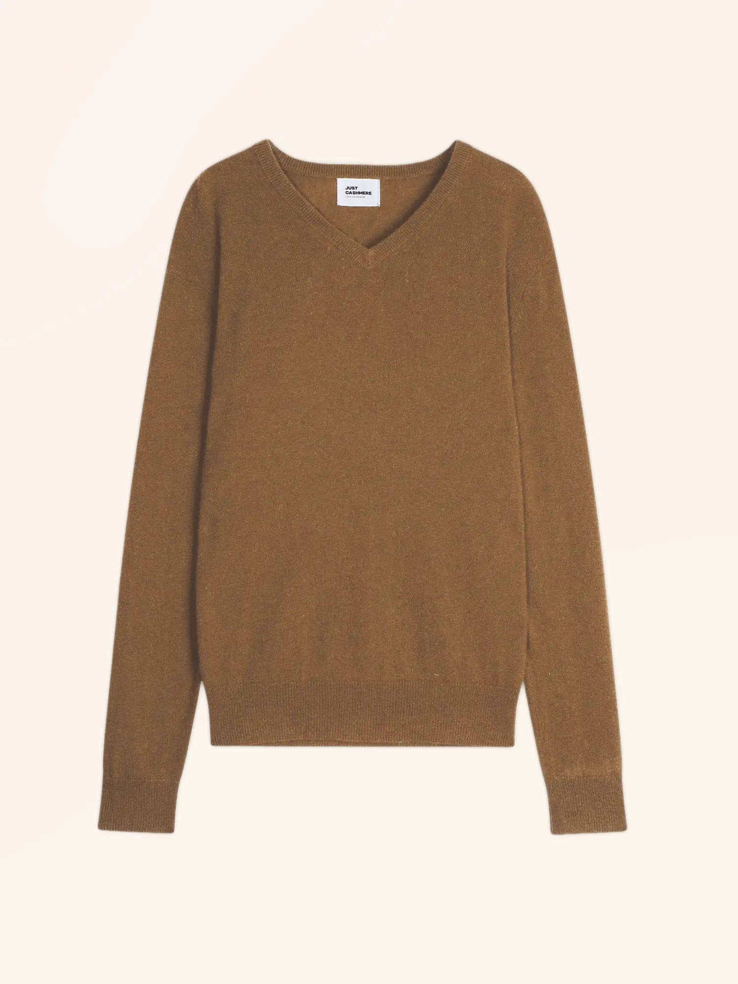 WALT pullover v-ausschnitt noisette
