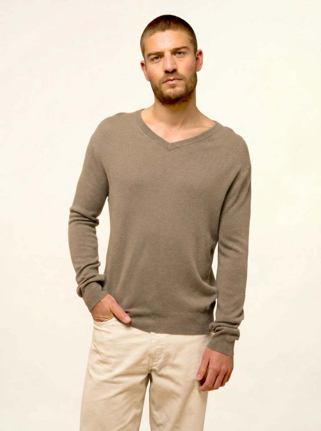WALT pullover v-ausschnitt army