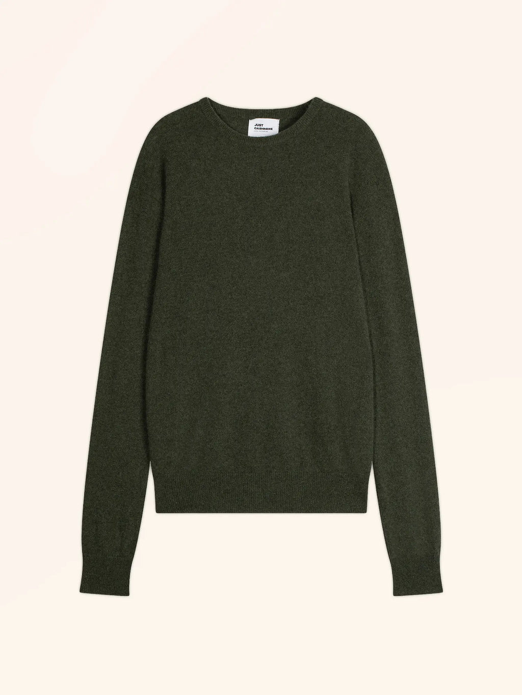 HOWARD pull col rond kaki chiné