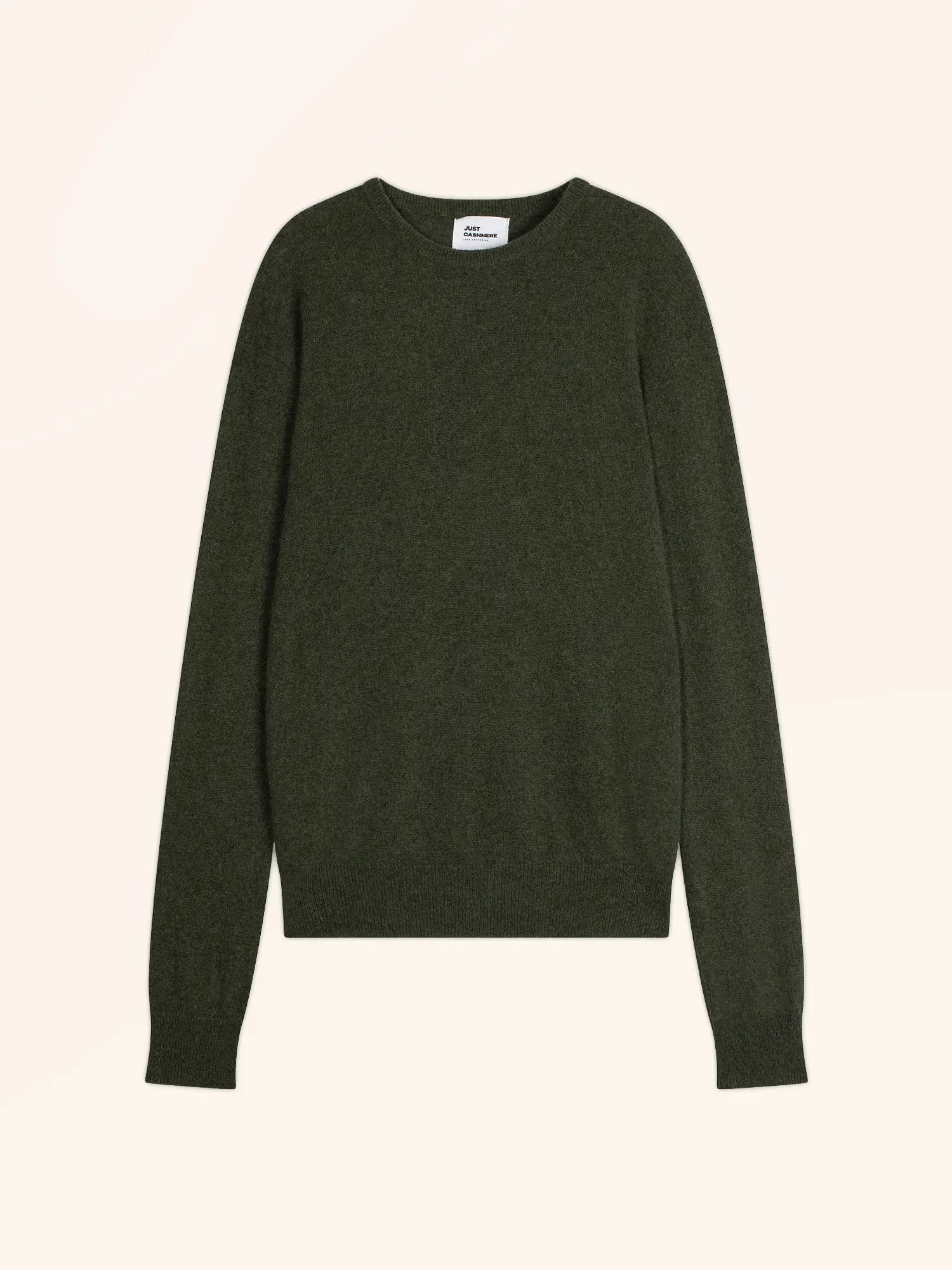 HOWARD pull col rond kaki chiné