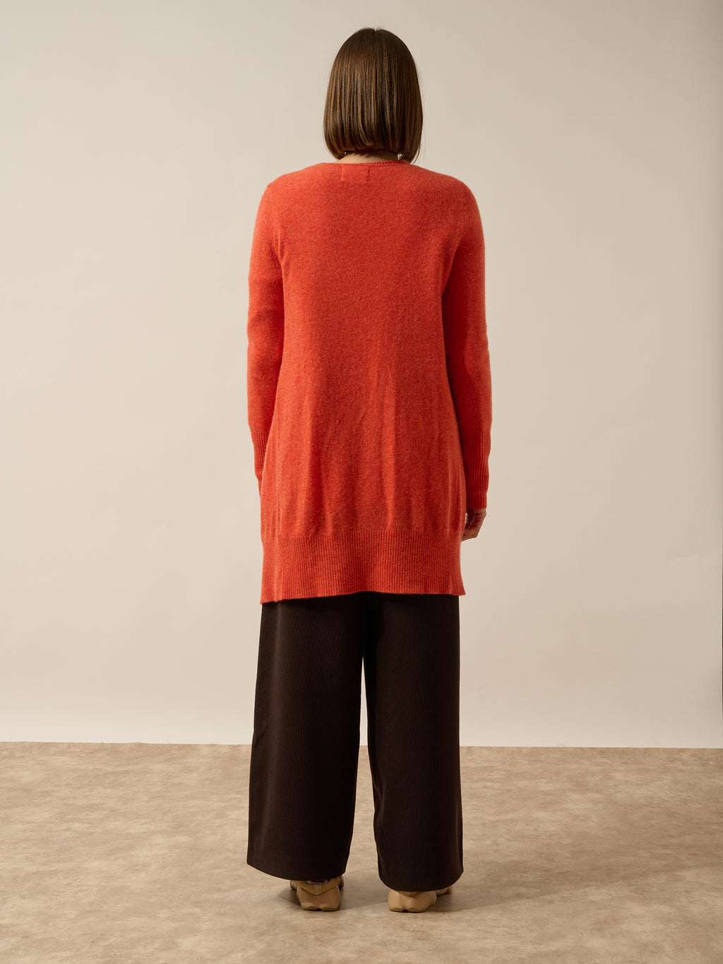 BROOKE jacke lang orange meliert
