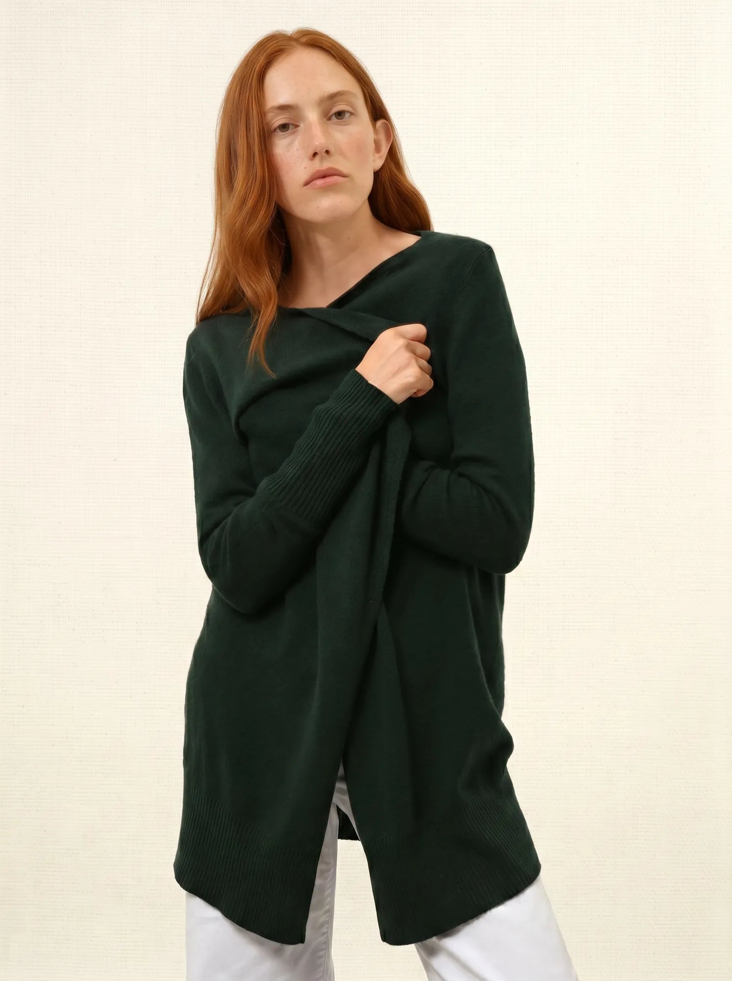 BROOKE jacke lang zypresse