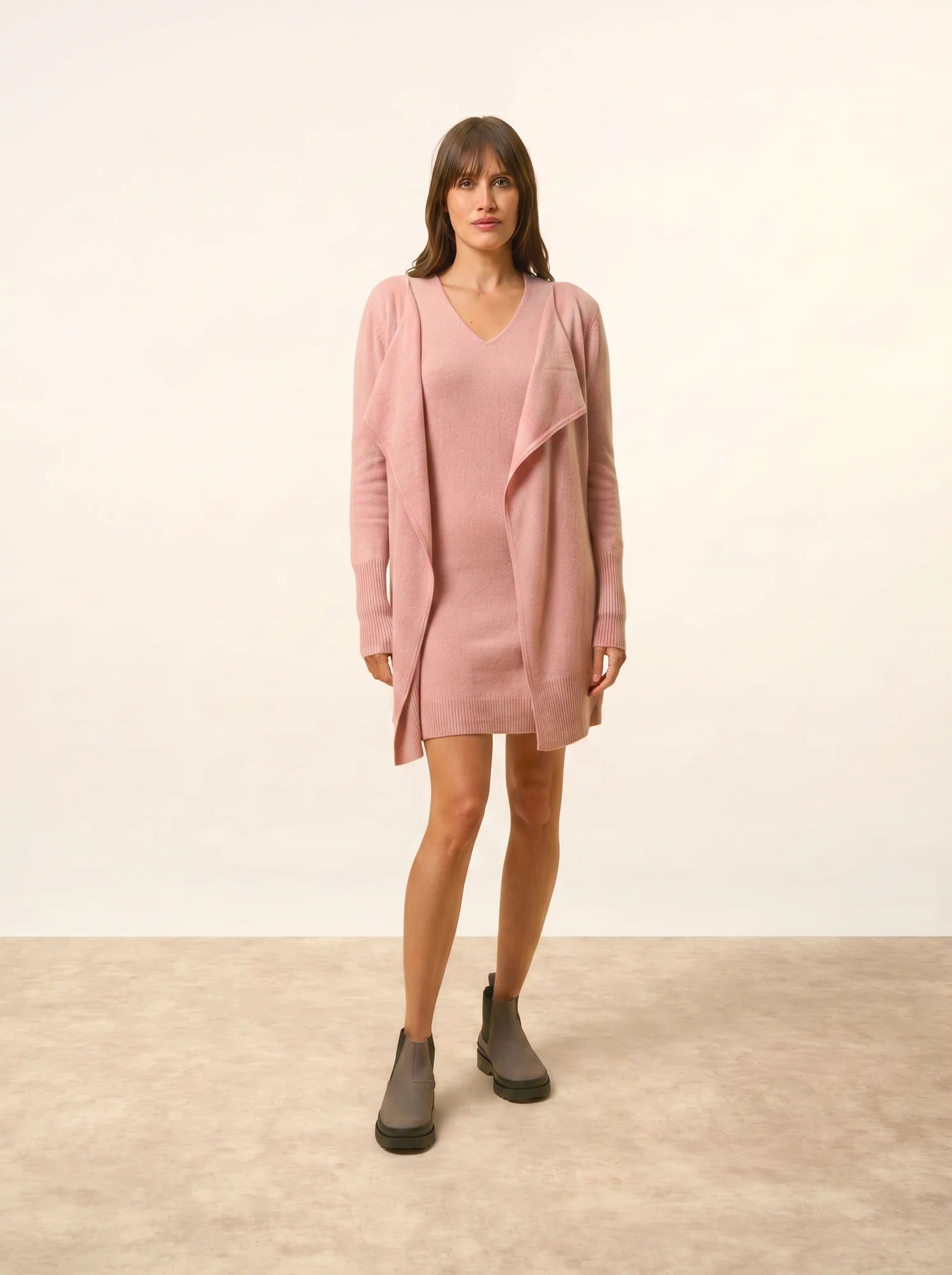 BROOKE jacke lang bois de rosa