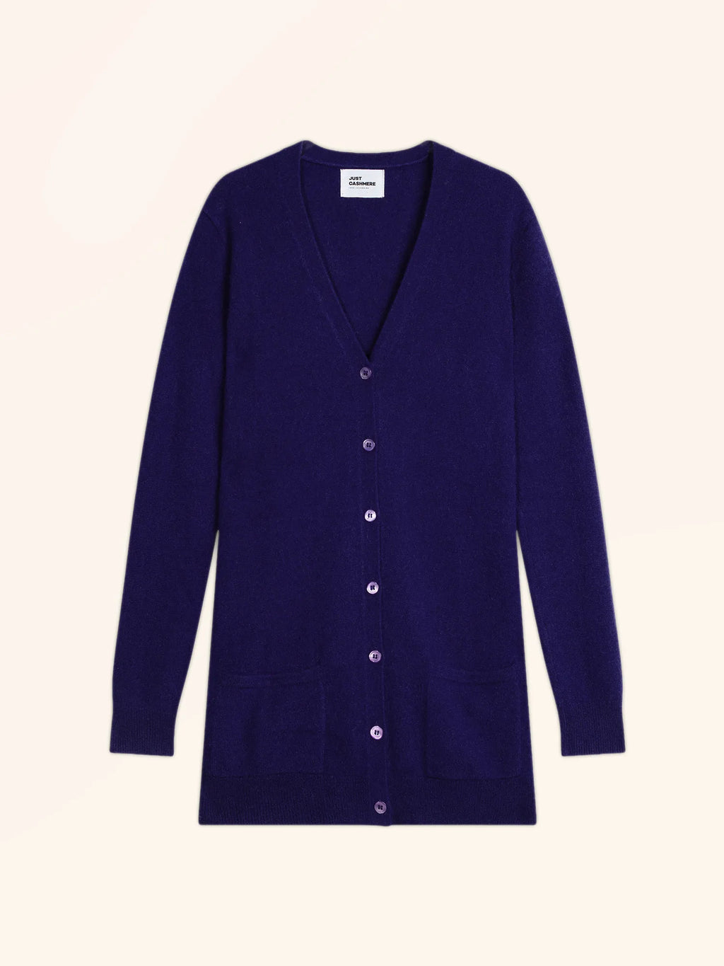 TOMMIE strickjacke v-ausschnitt violett