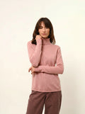 AVA pullover rollkragen bois de rosa