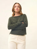 GRACE pullover u-boot-ausschnitt khaki