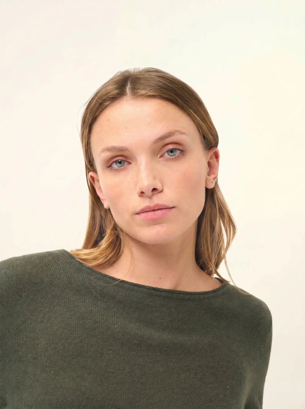 GRACE pullover u-boot-ausschnitt khaki