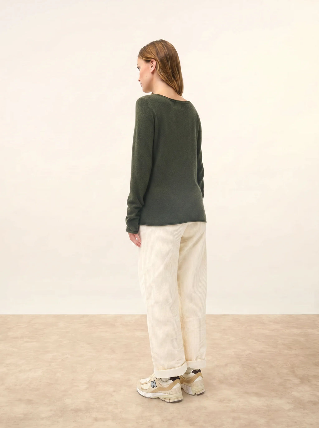 GRACE pullover u-boot-ausschnitt khaki