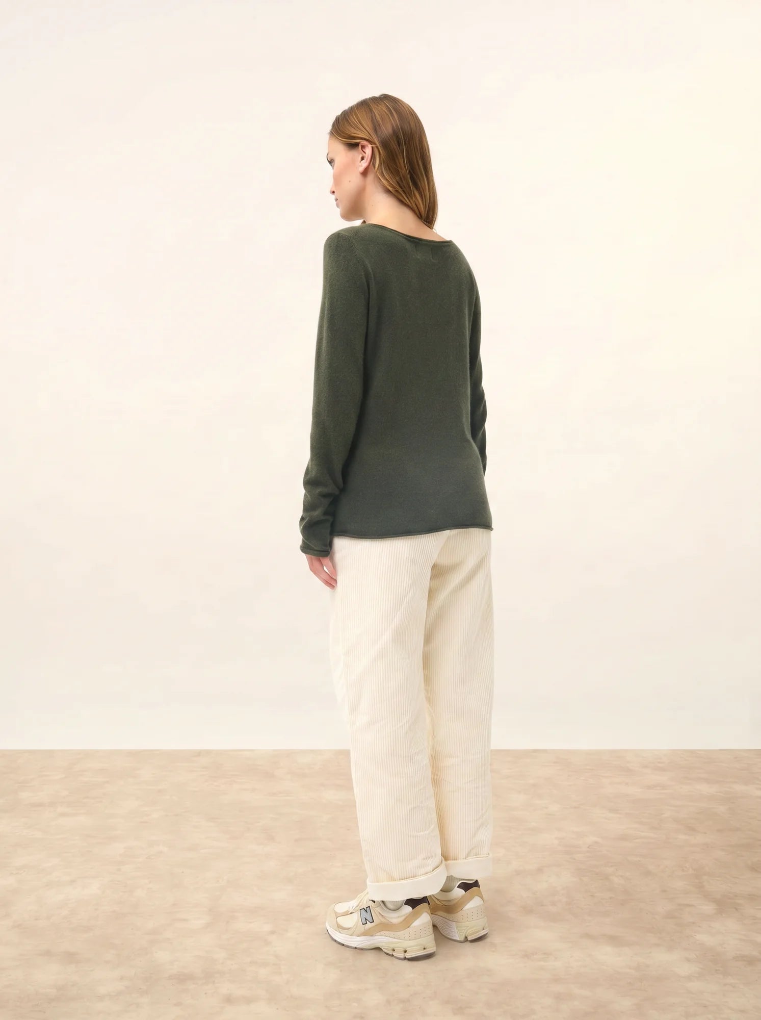 GRACE pullover u-boot-ausschnitt khaki