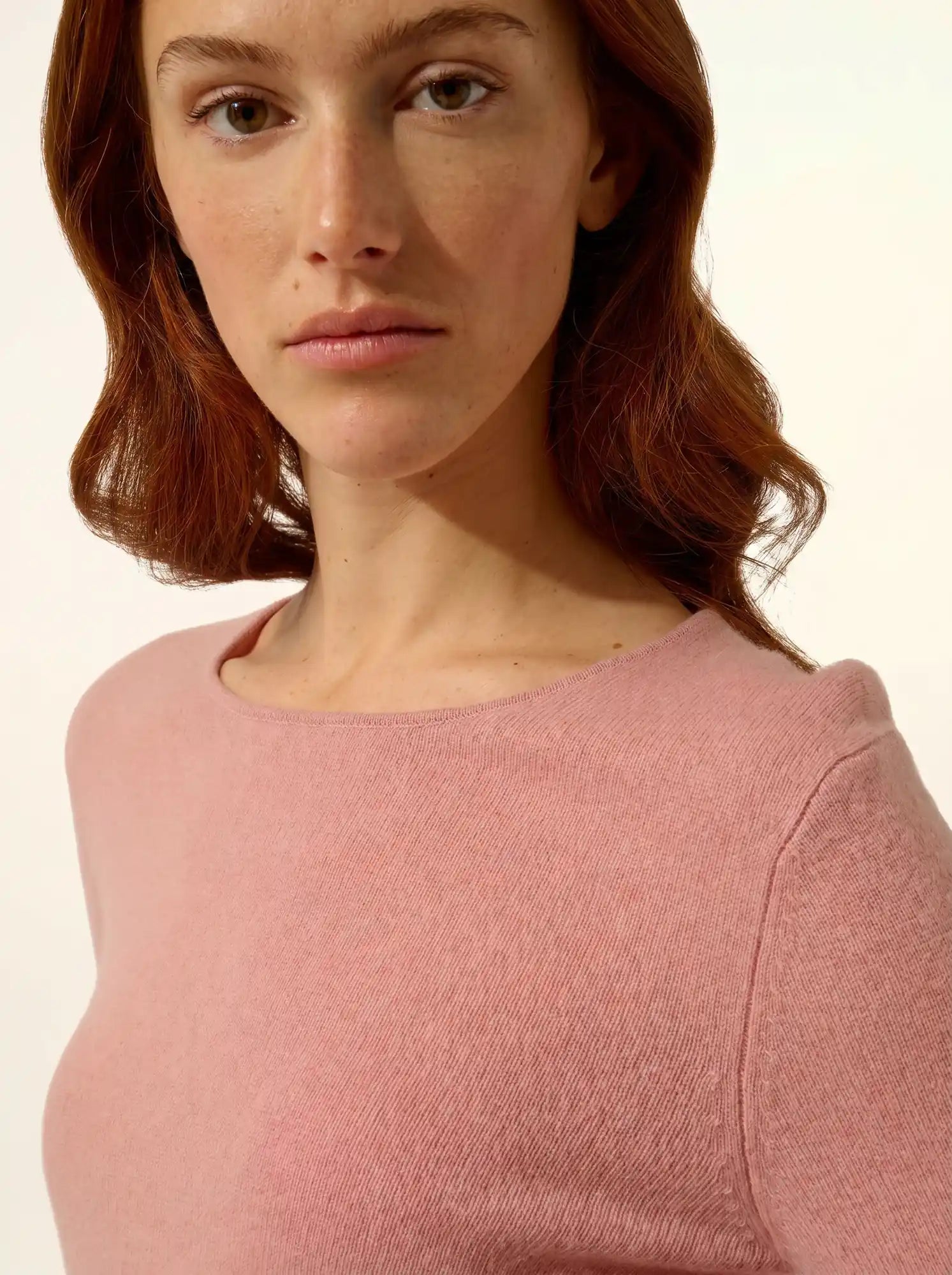 GRACE pullover u-boot-ausschnitt bois de rosa