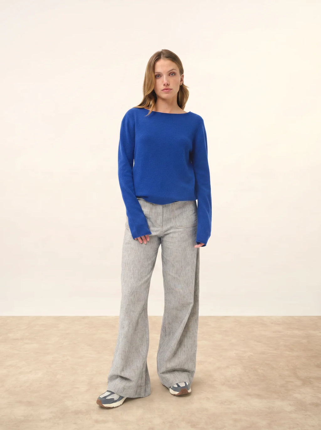 GRACE pullover u-boot-ausschnitt ultramarin