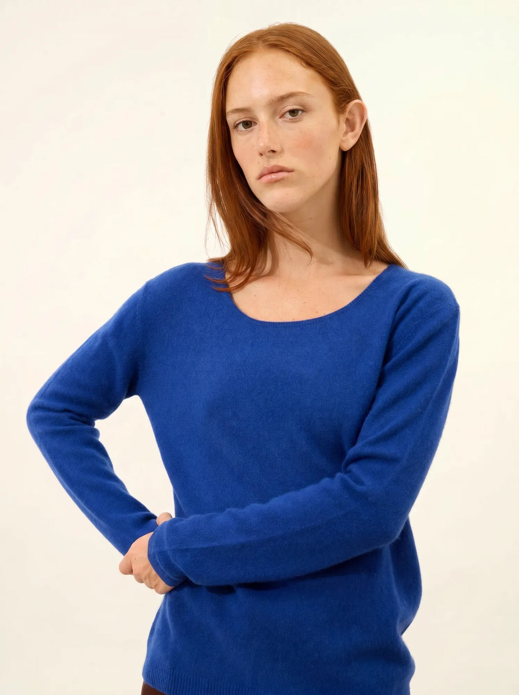 FIONA pullover rundhalsausschnitt ultramarin