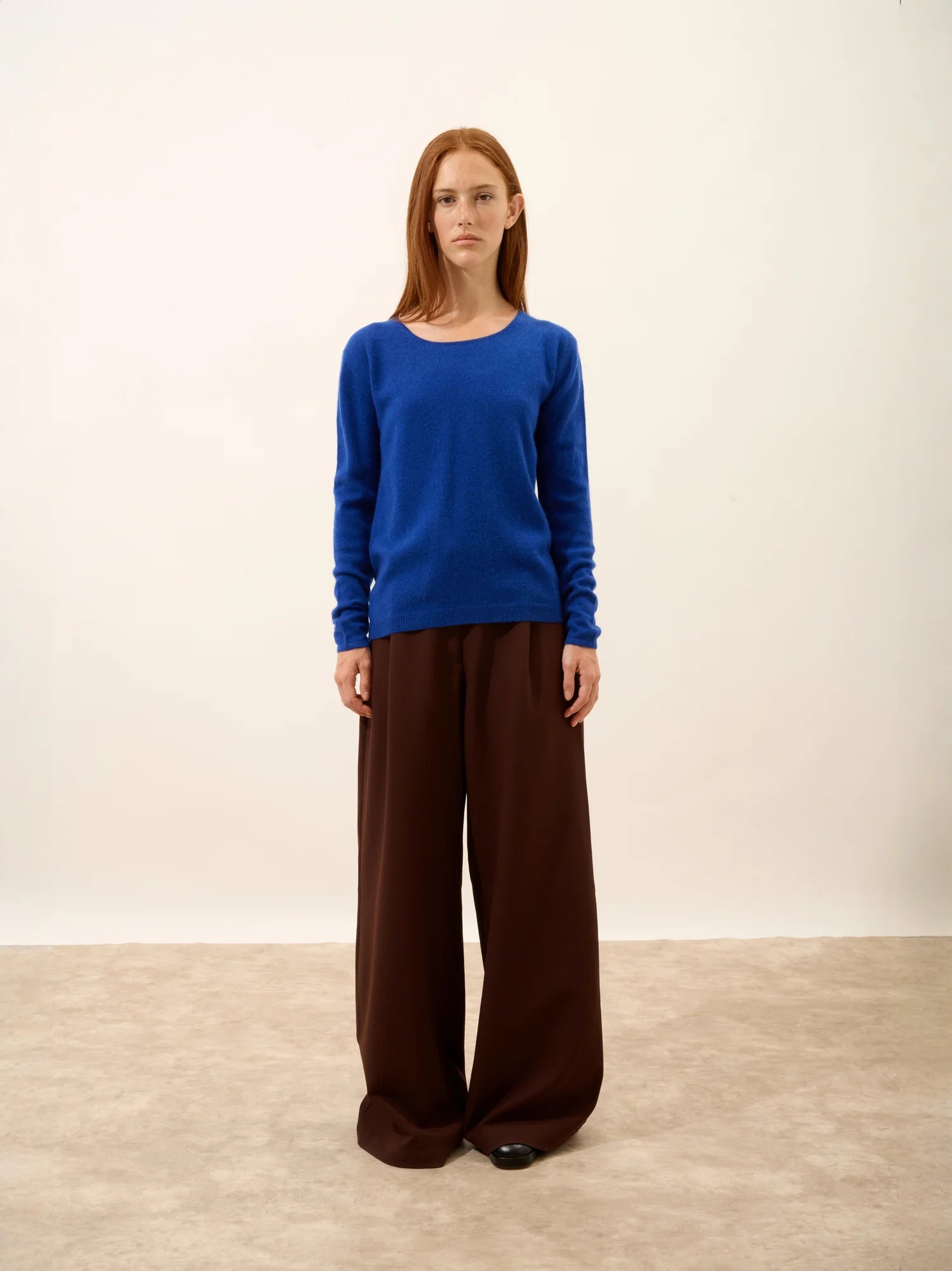 FIONA pullover rundhalsausschnitt ultramarin