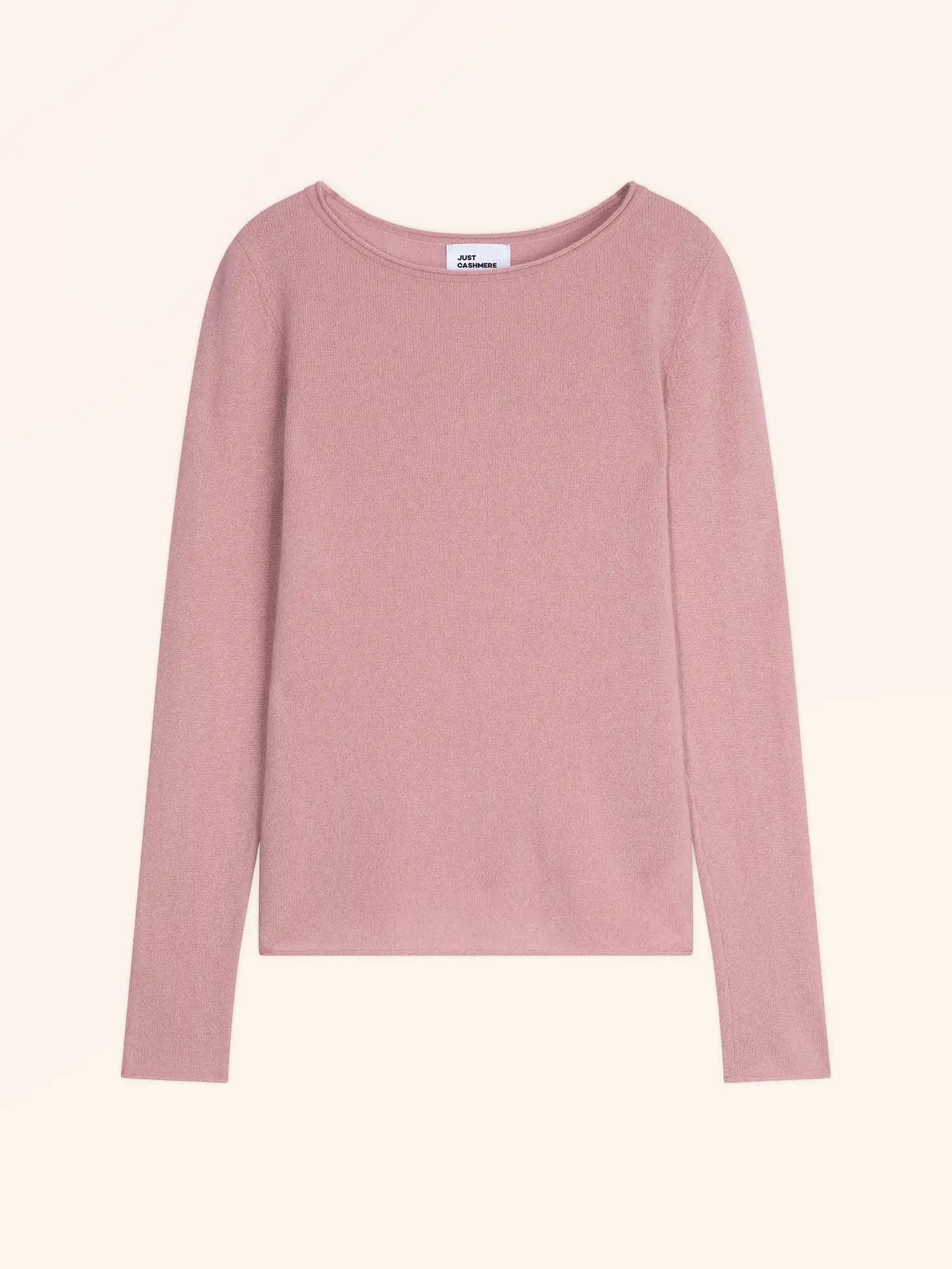 VIVIAN pull col rond bois de rose