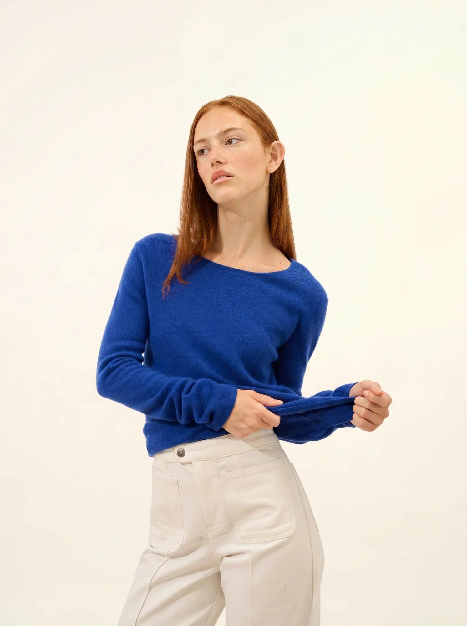 VIVIAN pullover rundhalsausschnitt ultramarin