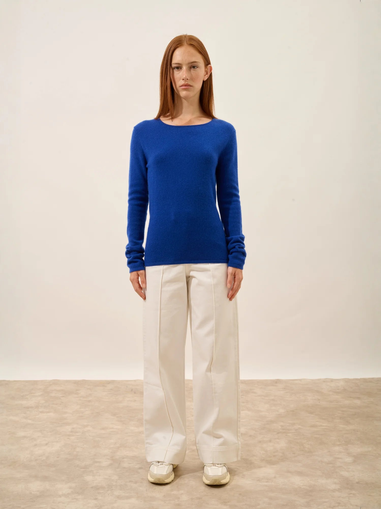 VIVIAN pullover rundhalsausschnitt ultramarin