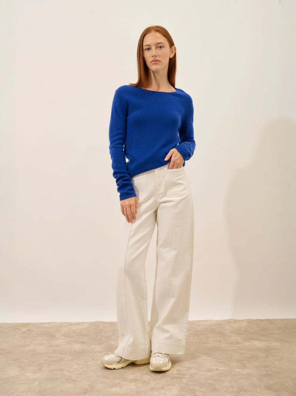 VIVIAN pullover rundhalsausschnitt ultramarin