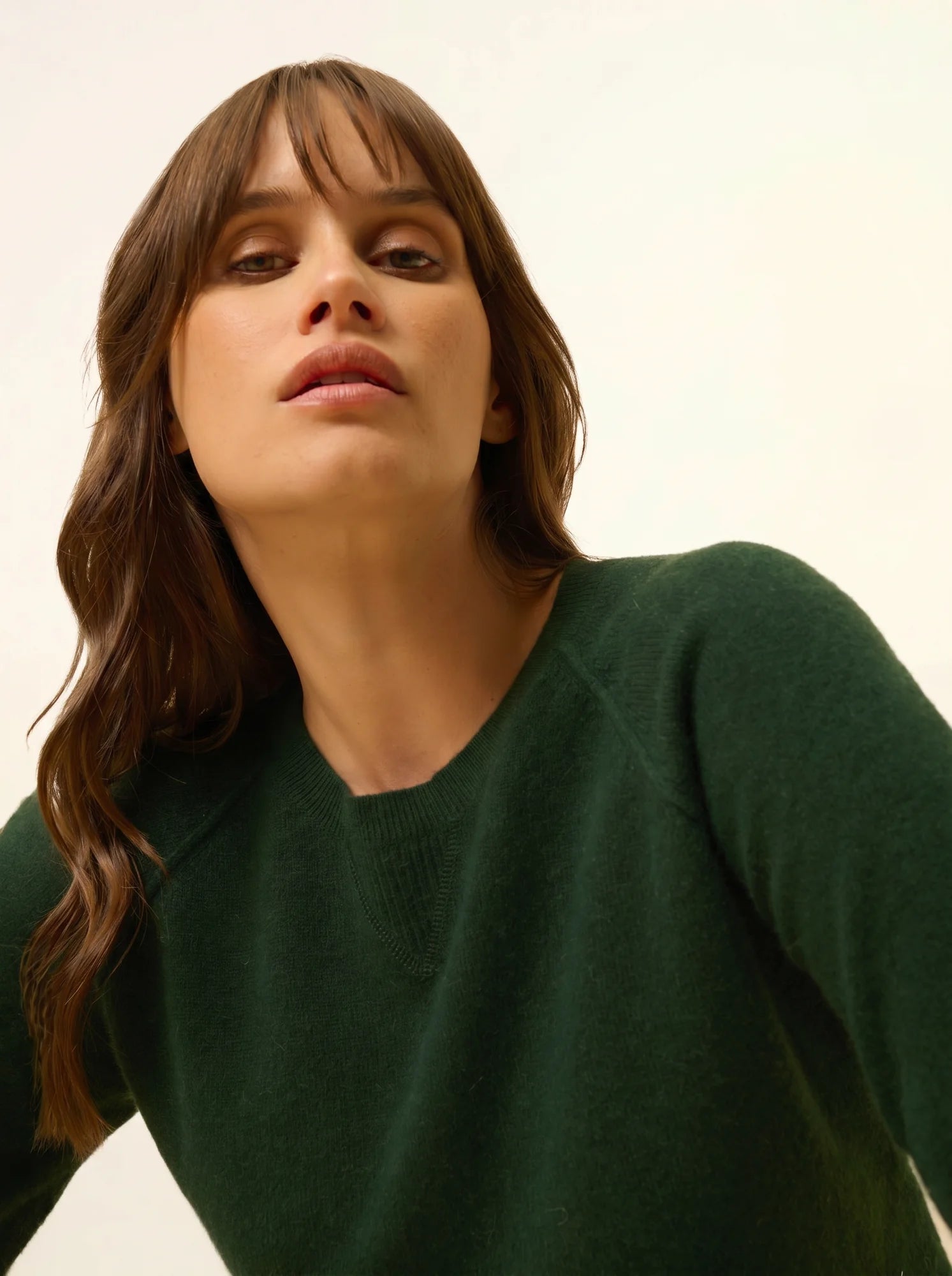 HELEN pullover rundhalsausschnitt zypresse