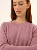 HELEN pull col rond bois de rose