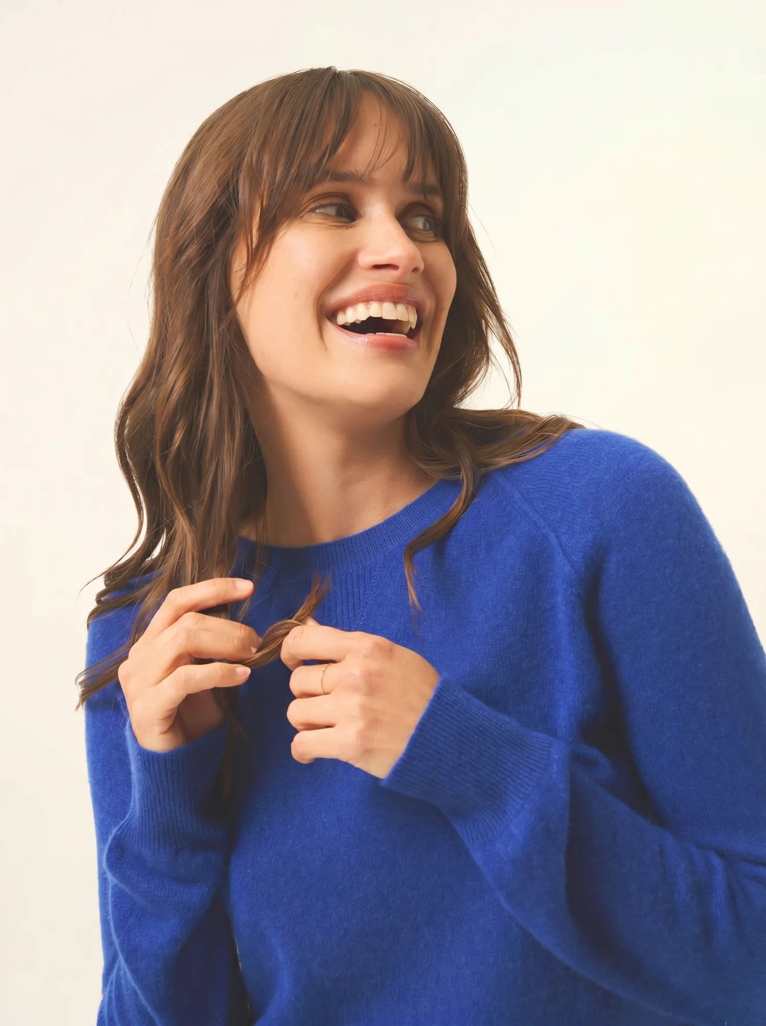 HELEN pullover rundhalsausschnitt ultramarin