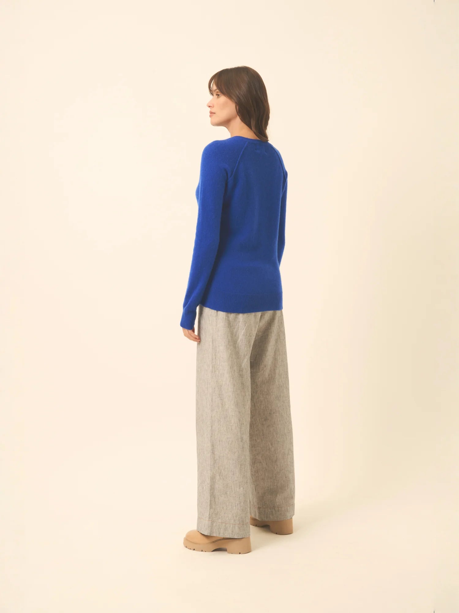 HELEN pullover rundhalsausschnitt ultramarin