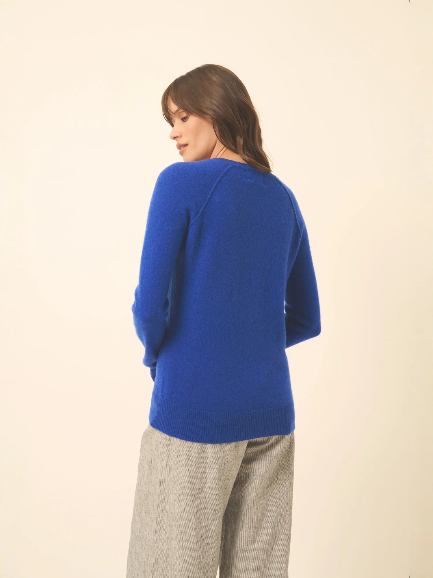 HELEN pullover rundhalsausschnitt ultramarin