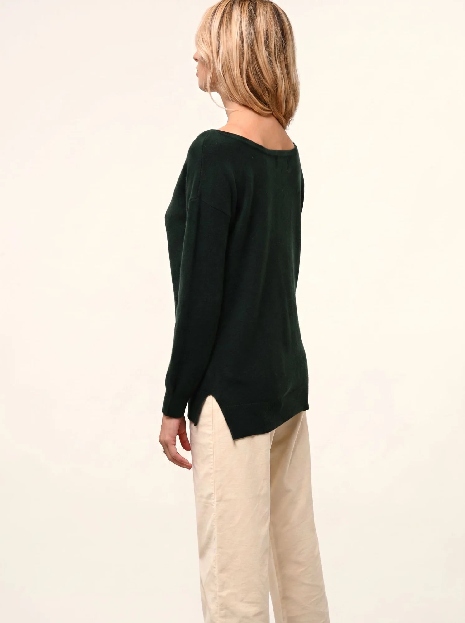 KAREN pullover u-boot-ausschnitt zypresse