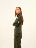 LEXIE pullover rollkragen khaki