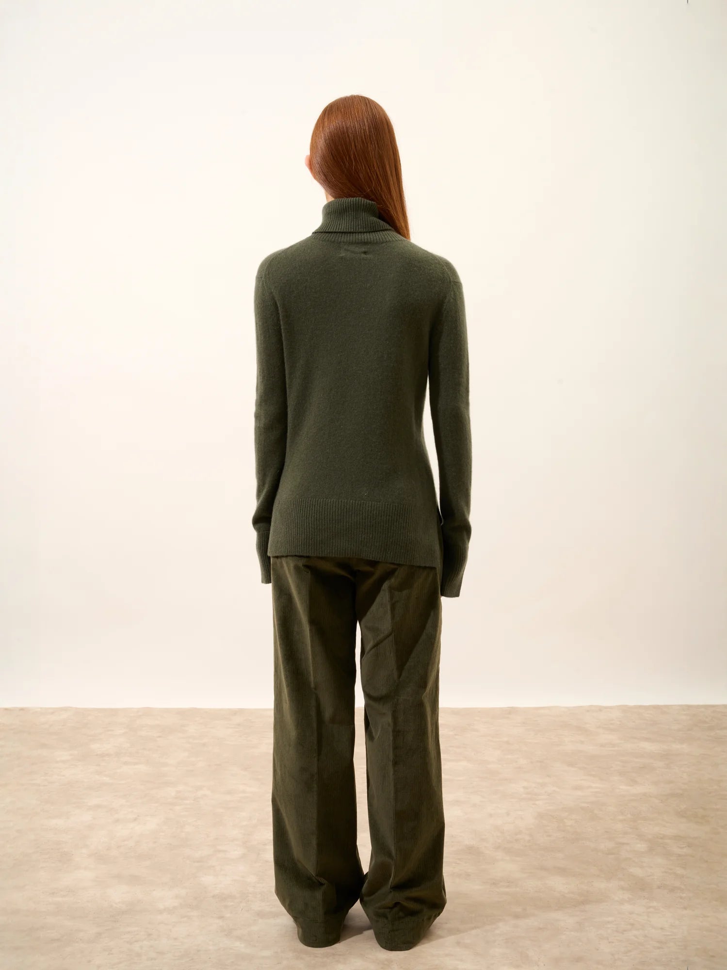 LEXIE pullover rollkragen khaki