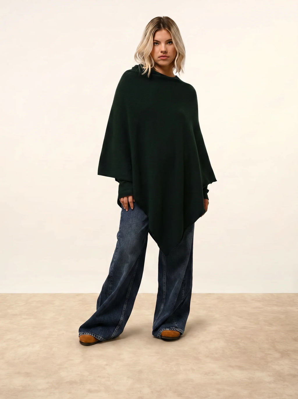 MEREDITH poncho khaki