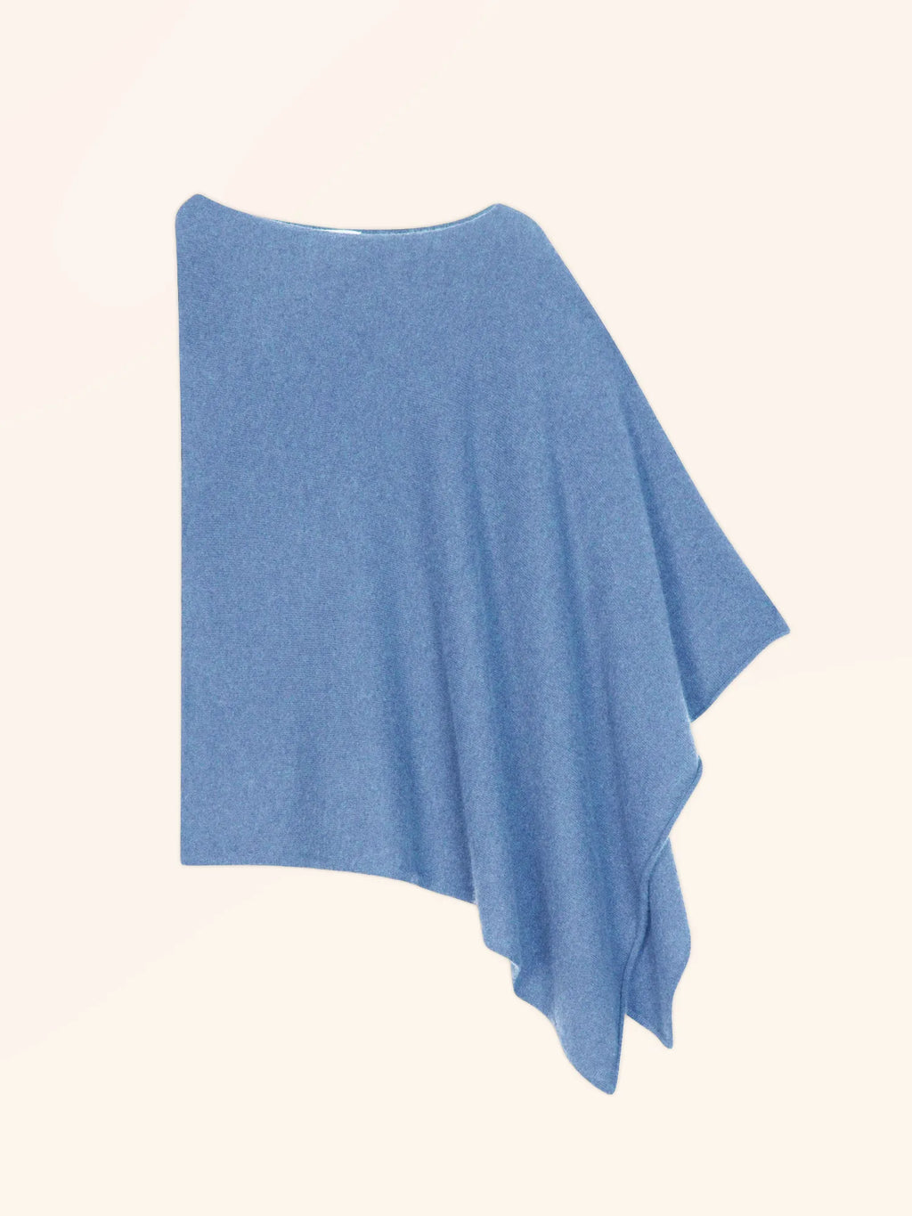 MEREDITH poncho himmelblau