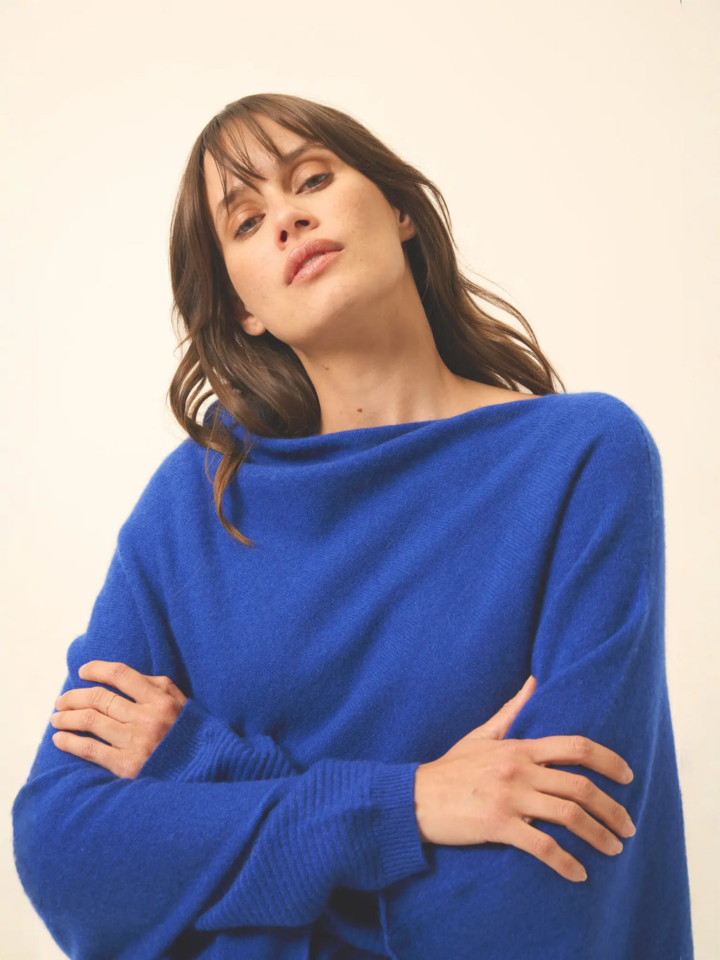 MEREDITH poncho ultramarin