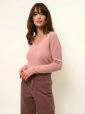 JOAN pullover v-ausschnitt bois de rosa