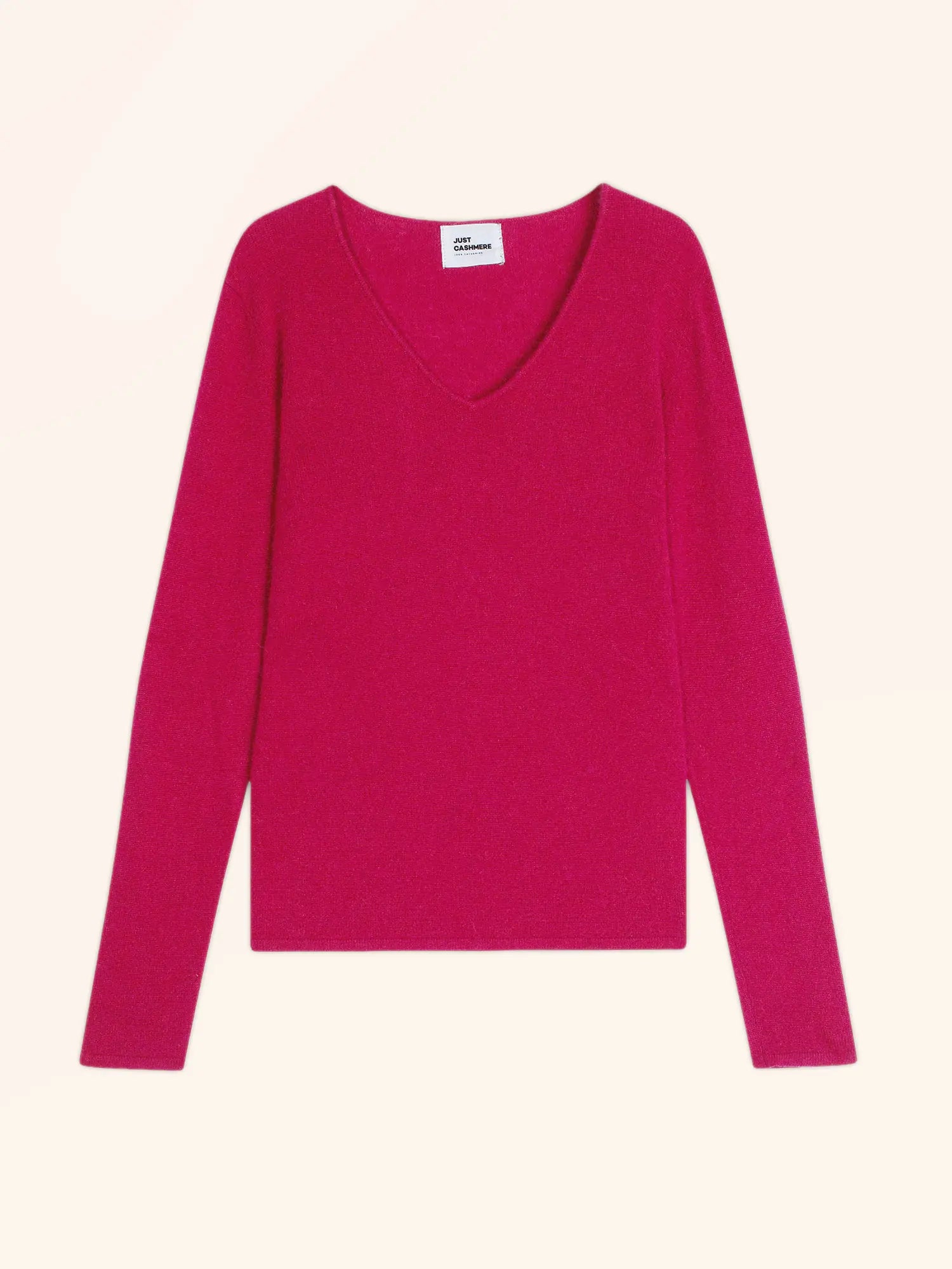 JOAN pullover v-ausschnitt fuchsia