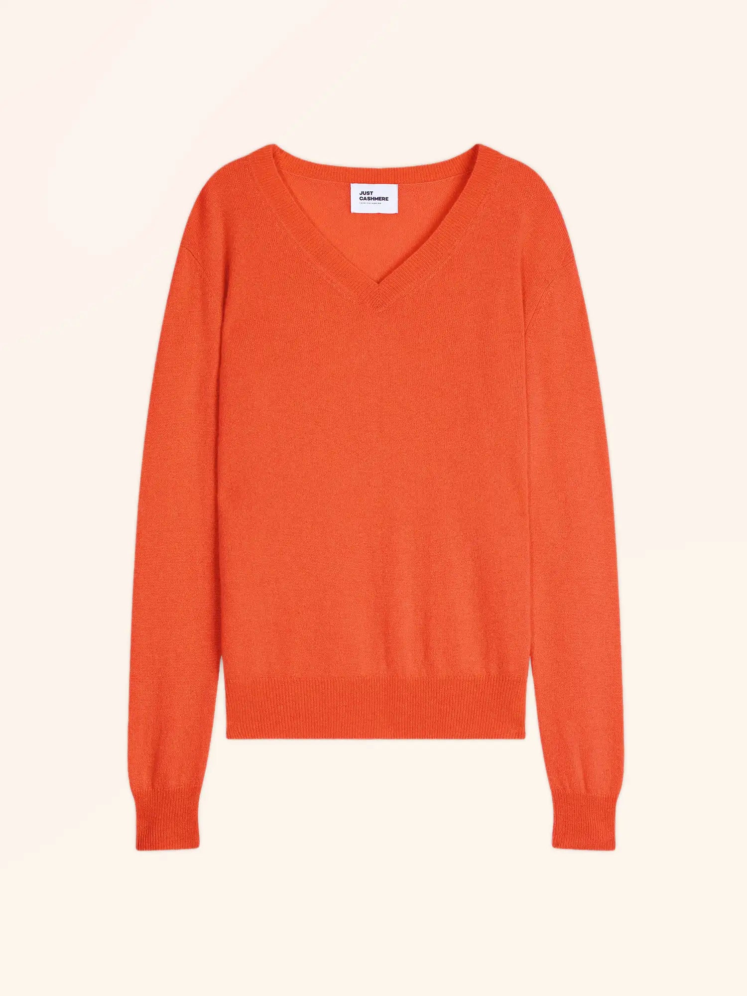 NORA pullover v-ausschnitt orange