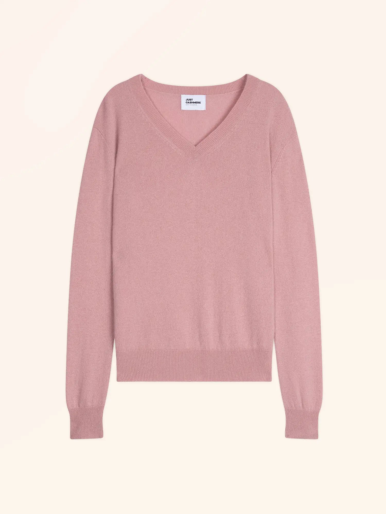 NORA pullover v-ausschnitt bois de rosa