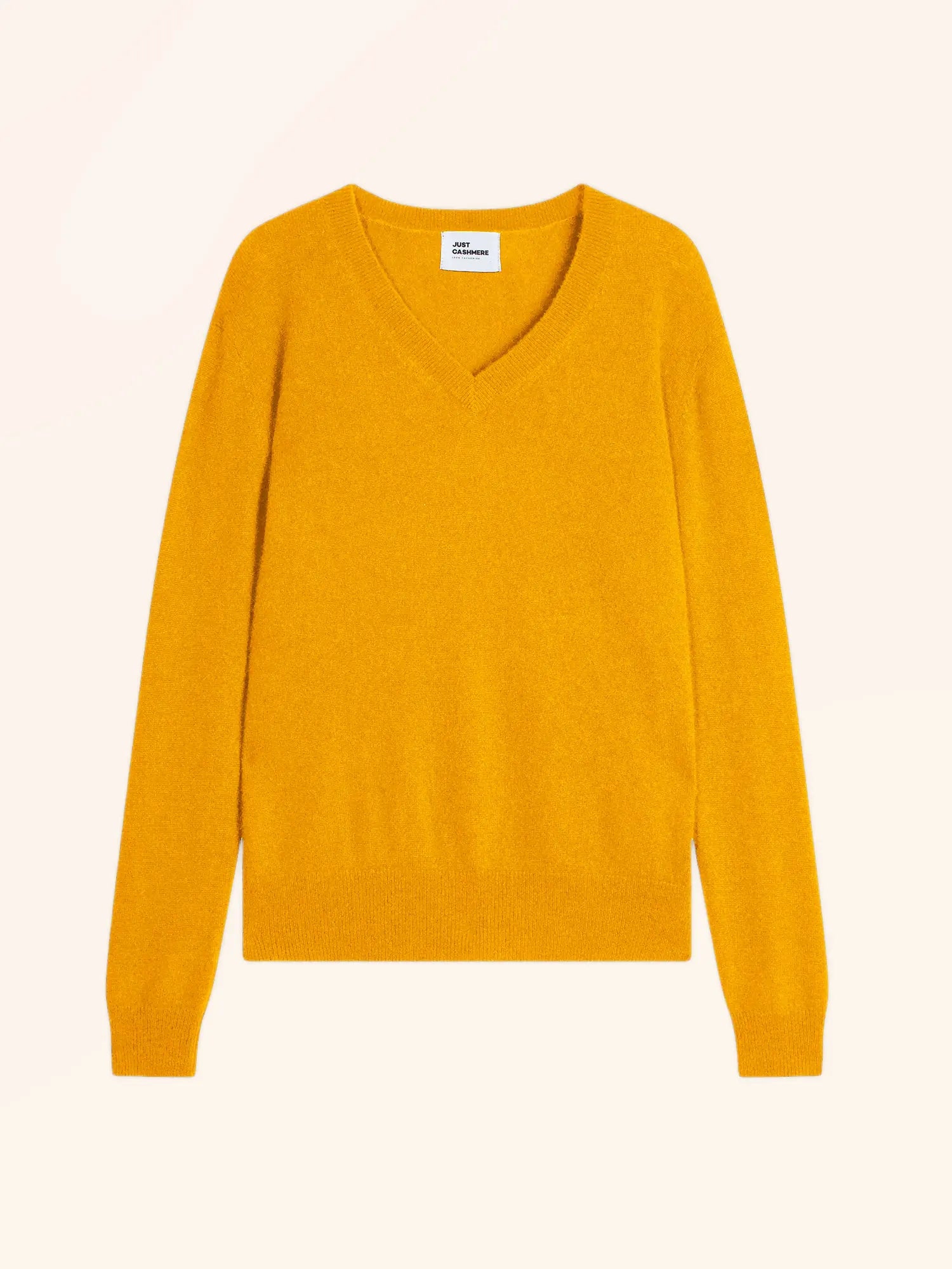 NORA pullover v-ausschnitt curcuma