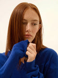 NORA pullover v-ausschnitt ultramarin