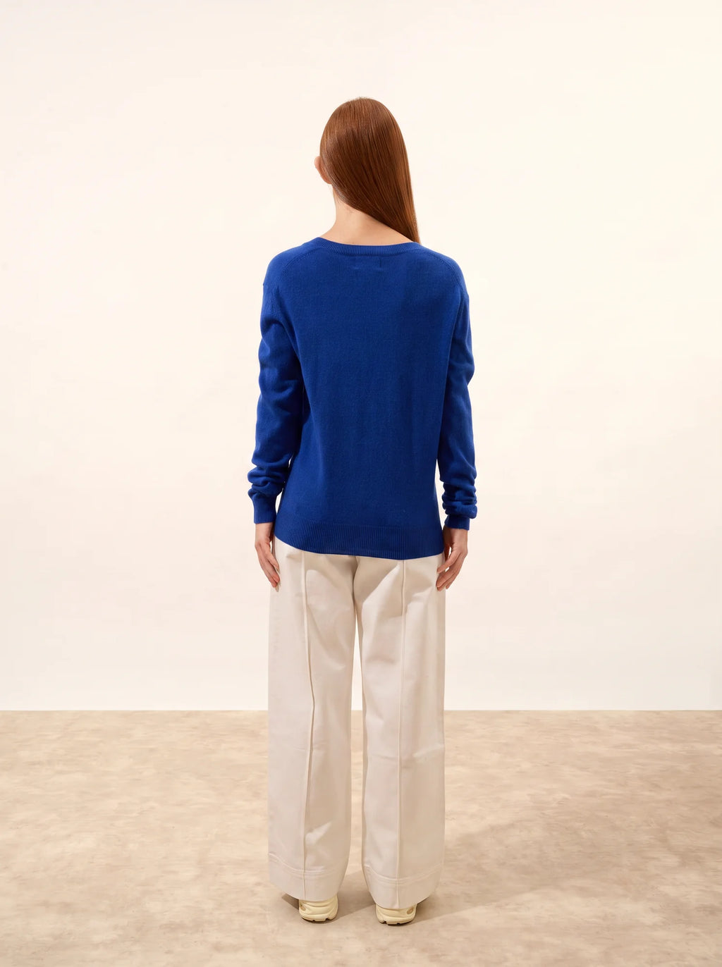 NORA pullover v-ausschnitt ultramarin