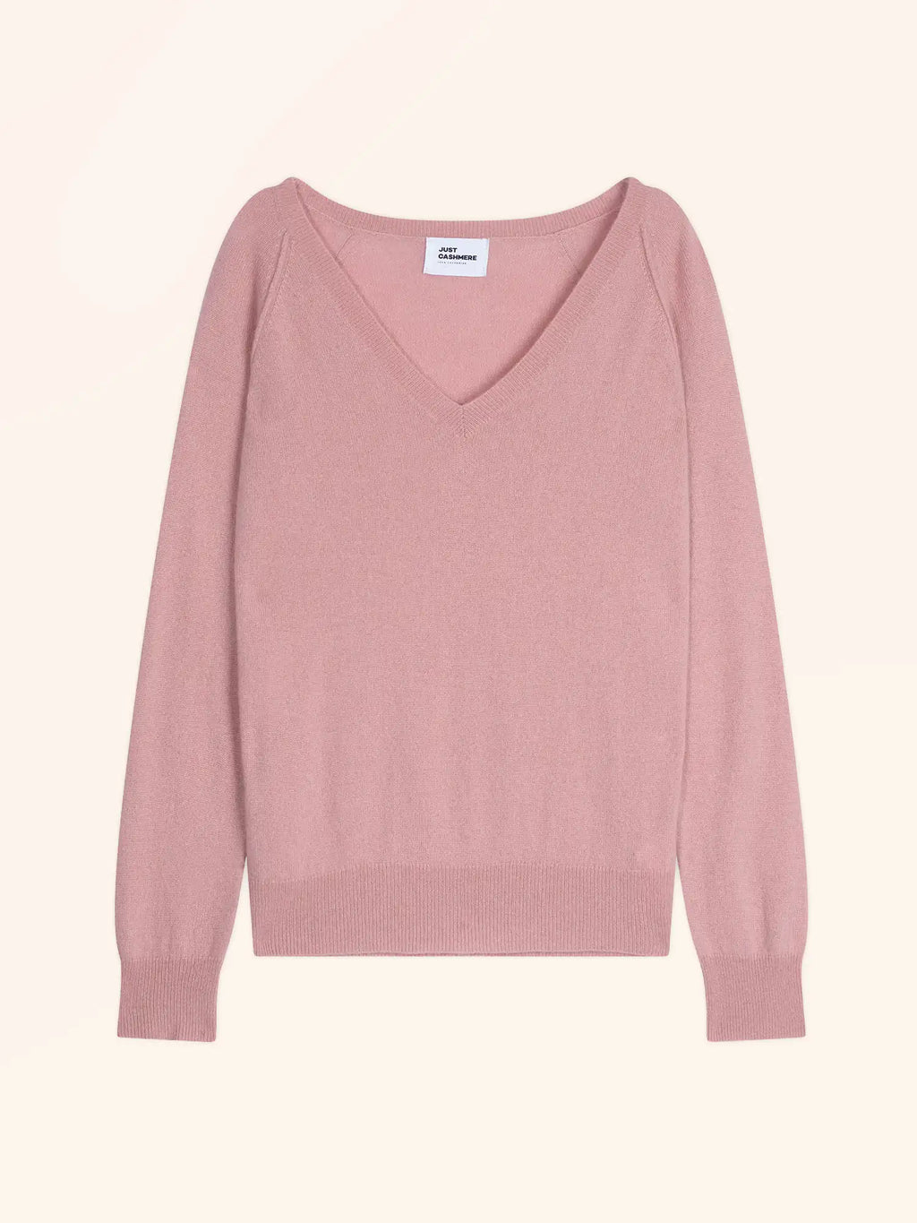 PHOEBE pull col V bois de rose